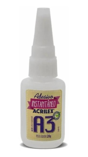 COLA ADESIVA INSTANTÂNEO 20G ACRILEX