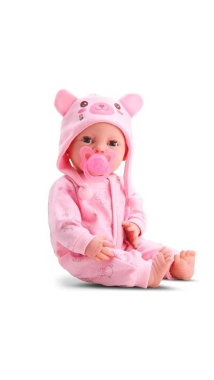 BONECA DIVER NEW BORN BRINCANDO DE PIJAMA DIVERTOYS