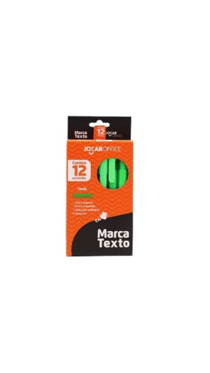 MARCA TEXTO JOCAR OFFICE CAIXA C/12 UNID.