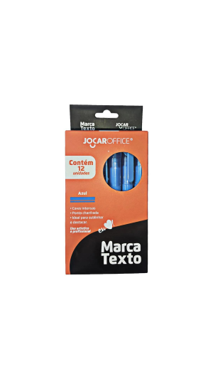MARCA TEXTO JOCAR OFFICE CAIXA C/12 UNID.